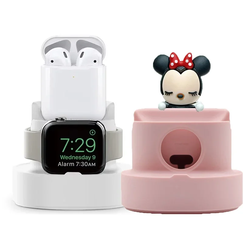 Miniso Watch Stand For Apple Watch10/9/8/7SE/6 Držiteľ nabíjacích stojanov pre iPhone pre iWatch AirPods Pro 2 3 3 3 3 3