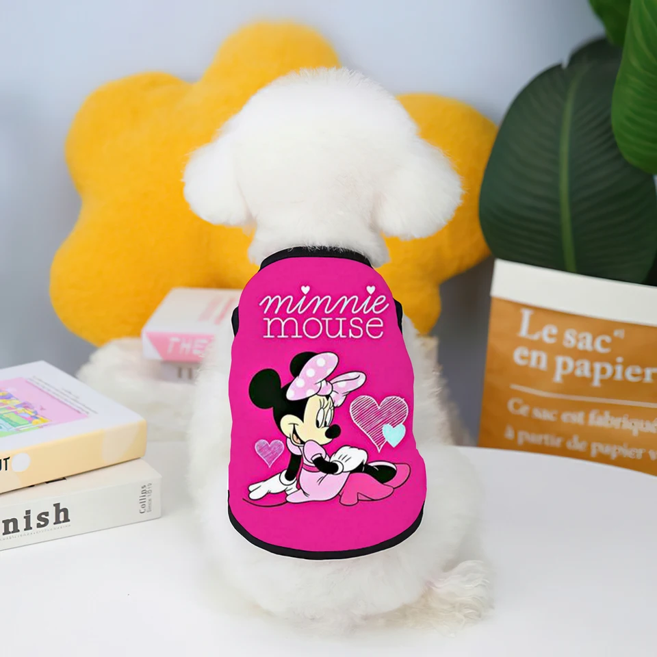 Minnie Mickey Elements psie vesty šteňa letné oblečenie chihuahua domáce zvieratá domáca záhrada