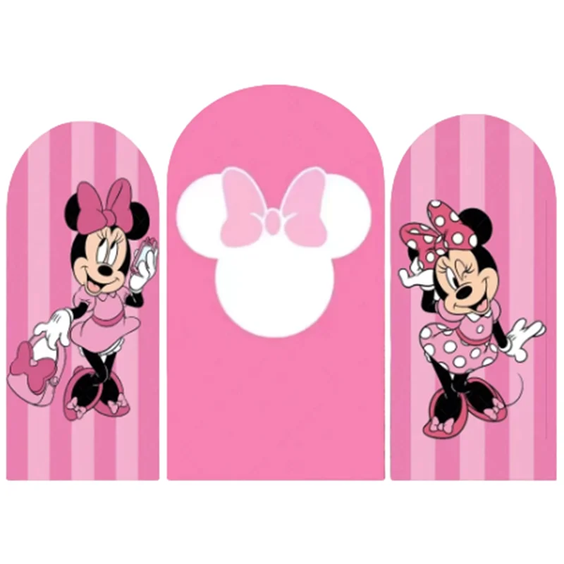 Minnie Mouse Arch Cover Photo Pozadie pozadia Photography Fotografia bábätko princezná narodeninová oslava dekorácia oslavujte rekvizity