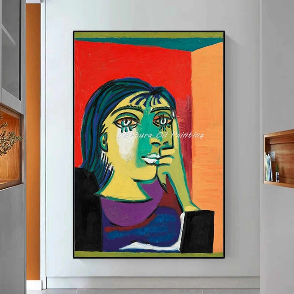 Mintura 100% ručne maľovaný pablo picasso slávny olejomaľba na plátne