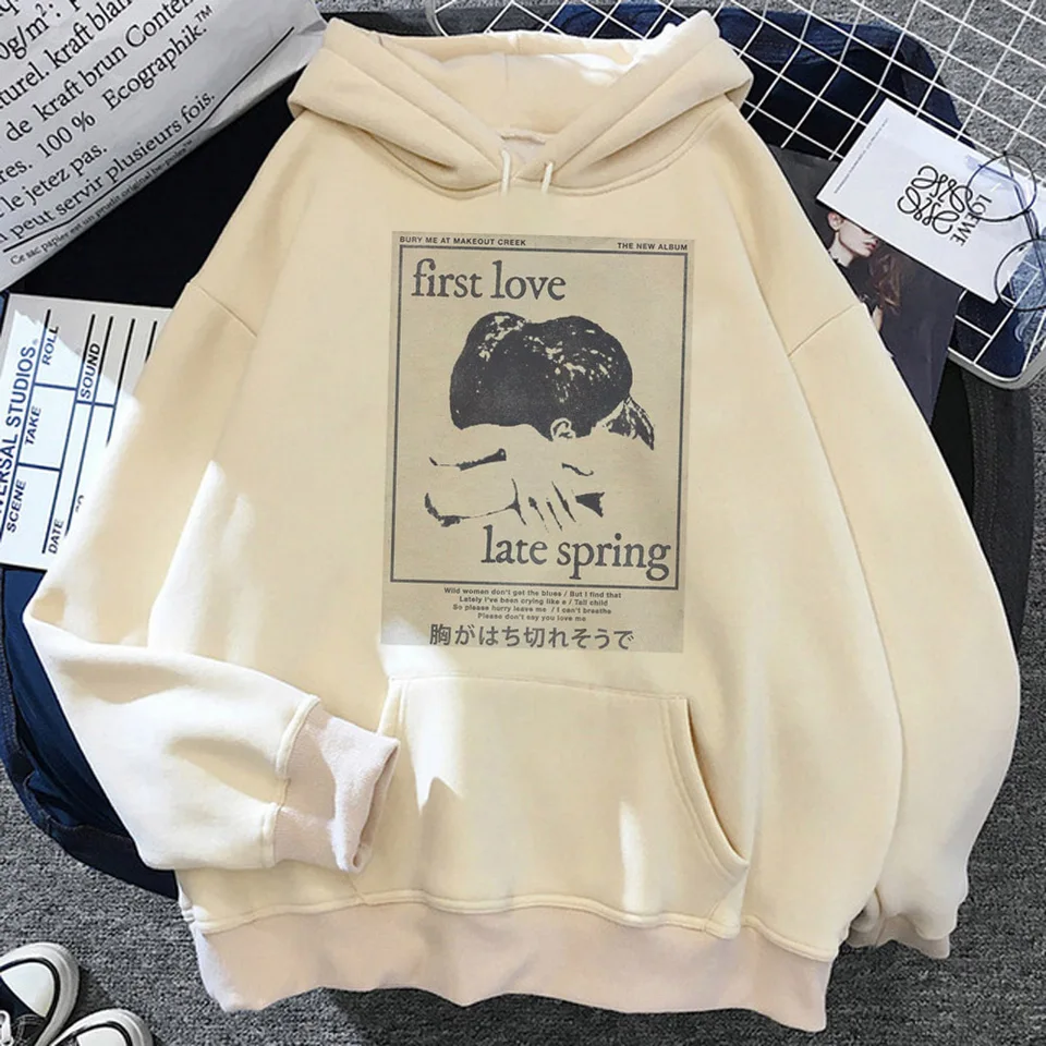 Mitski Hoodie Graphic Comic Pattern Trendy Winter Girl Hoddie Tracksuits