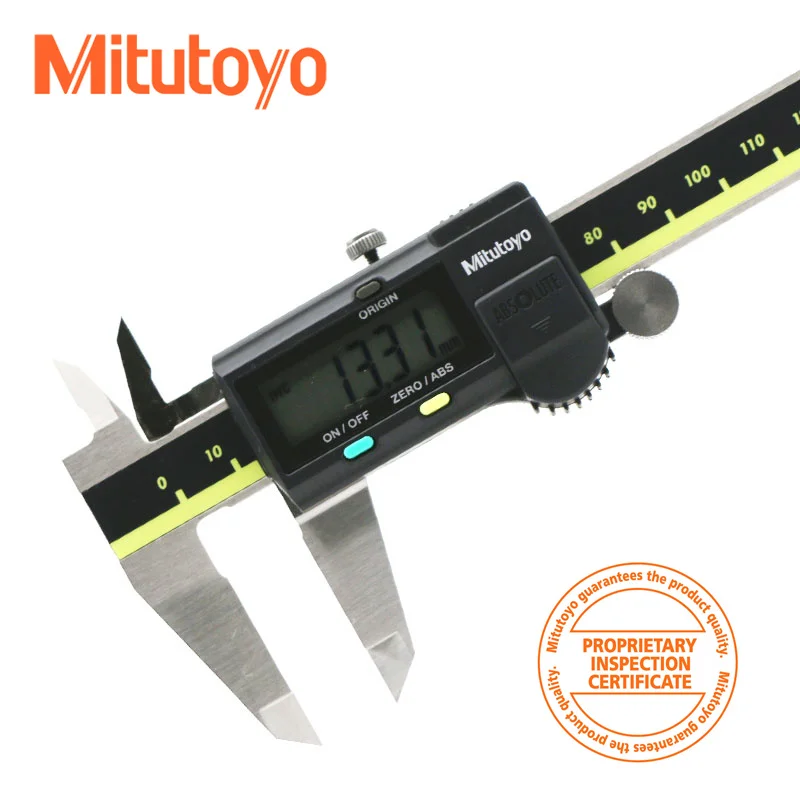 Mitutoyo 500-180-30 Digimatický digitálny digitálny strmeň AOS, rozsah 0-100 mm, promócia 0,01 mm, w/o dátový výstup