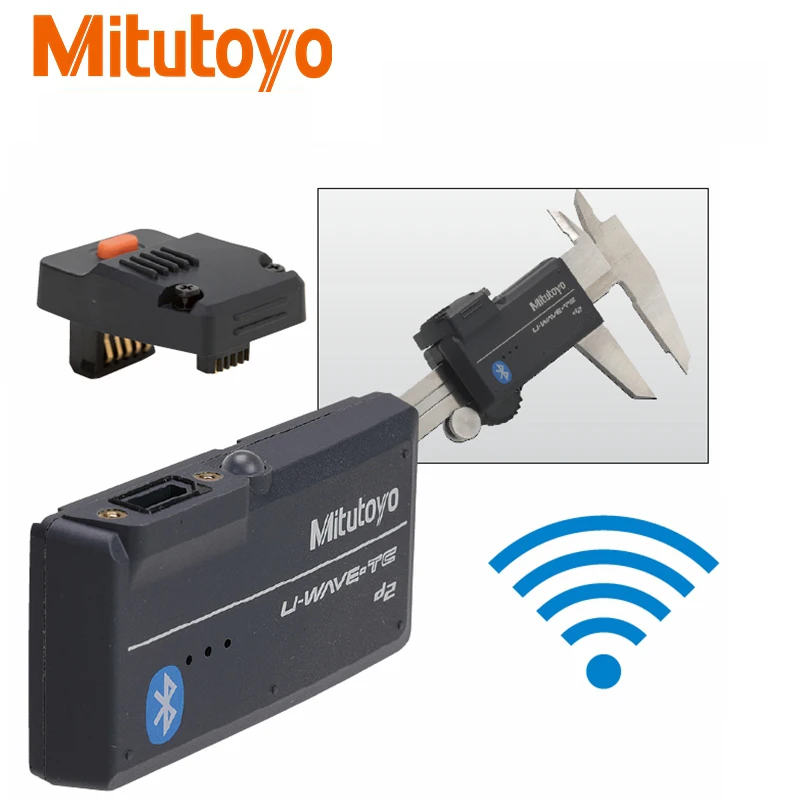 Mitutoyo Digital Caliper Wireless U-Wave Blutooth vysielač, 264-624 264-625, jednotka pripojenia 02AZF300 02AZF310