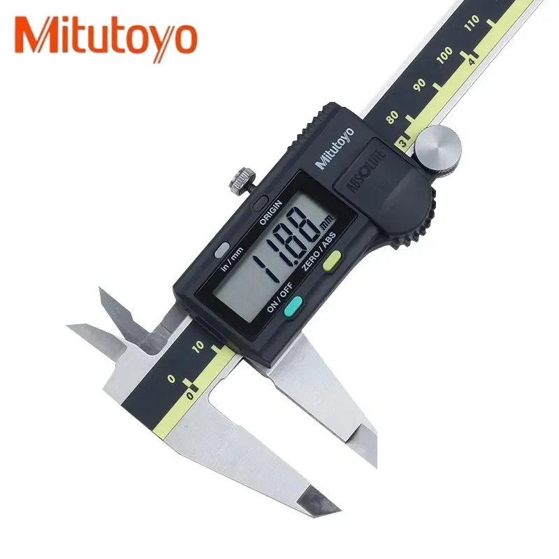 Mitutoyo Vernier Caliber Absolútny digitálny strmeň 500-196-20 6in 0-150 mm in/mm Presnosť 0,01 mm LCD elektronický merací nástroj