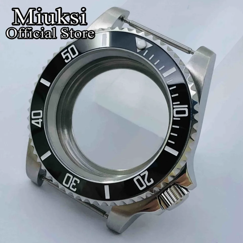 Miuksi 40 mm strieborné sterilné puzdro na keramiku/titánový ráme