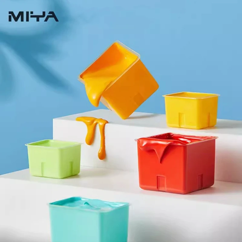 Miya Jelly Cup Gouache Revill Paint 18 Colors 2 PCS 30 ml netoxický profesionálny kvašový farby pre maľovacie umelecké potreby