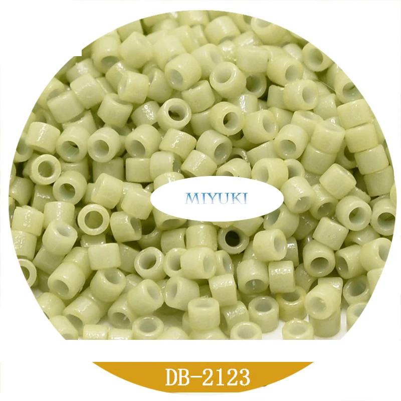 Miyuki dovážané z Japonska Delica Beads nepriehľadná séria 1,6 mm korálky 5G balenie