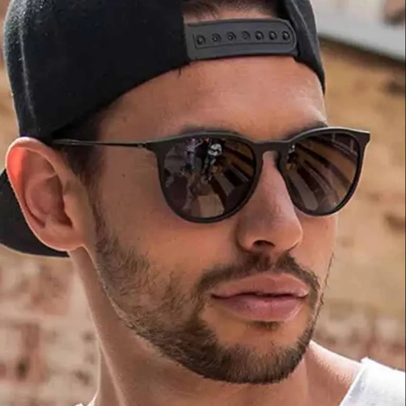 MIZHO ZNAČKA Dizajnér retro oválnej celebrity Slnečné okuliare Muži polarizované UV400 Malé okuliare Vodič pre ženy Oculos de Sol