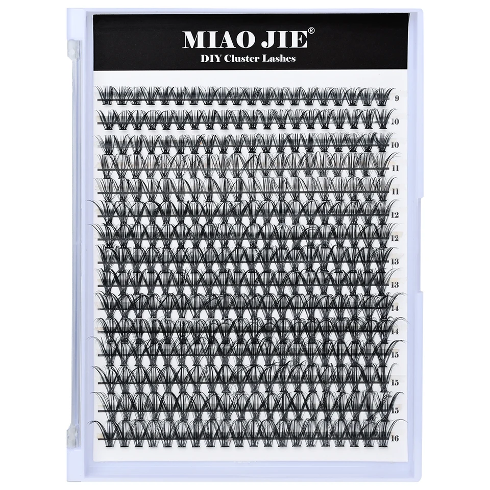 MJ 30D/40D/60D/66D/80D/88D/100D 9-16 mm mix D Curl Individuálne predlžovanie rias klastre Riasy mäkké a prírodné falošné mihalnice