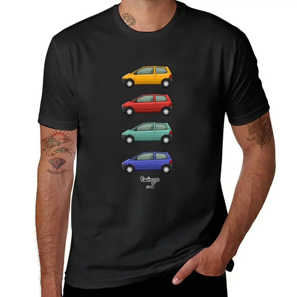 MK1 1993 Twingo Outline Artwork Tričko Prispôsobené vrcholy pre chlapca potu pánske tričko