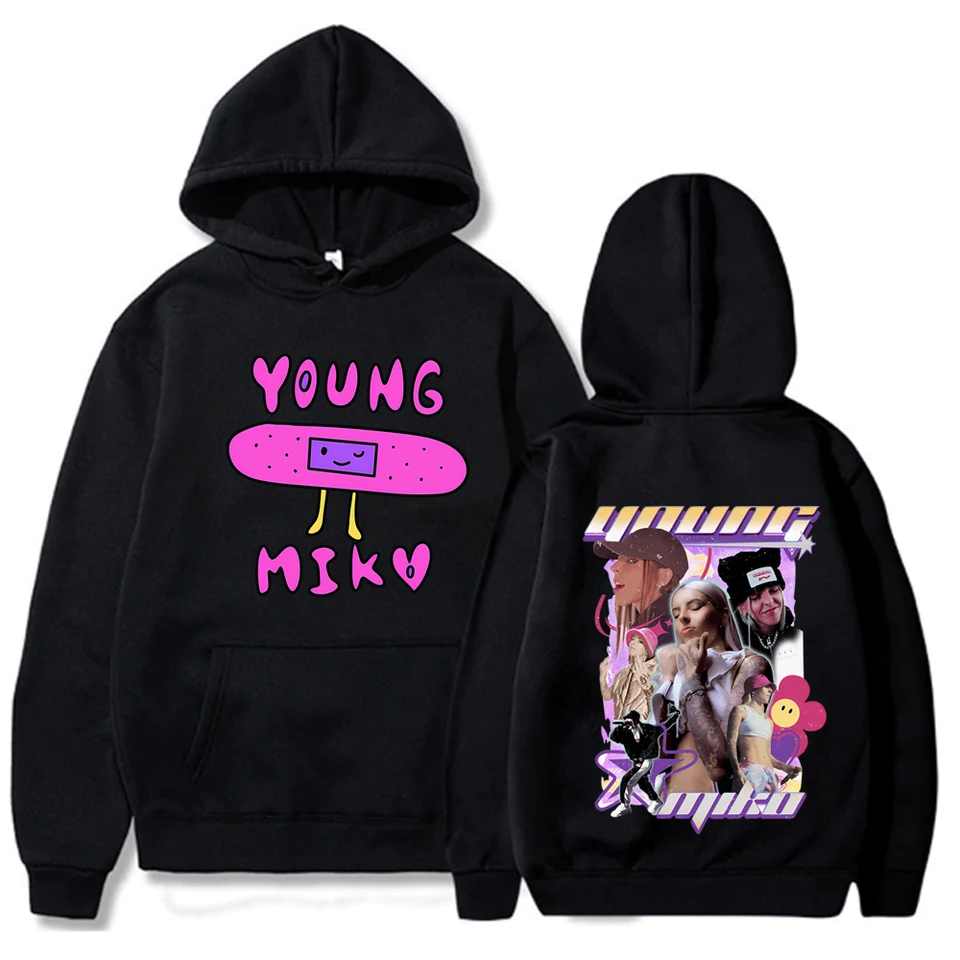 Mladé mikiny mikiny Miko Mikiny dieťa Miko Xoxo Tour Hoodie Unisex Harajuku