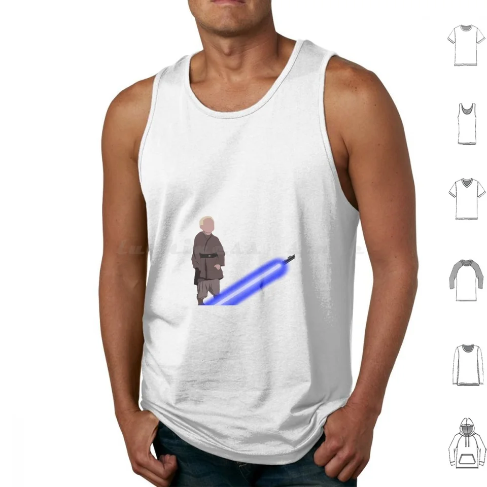 Mladé vrcholy tankov Tlač na pomstu bavlny Sith Younglings Anakin Skywalker Obi Wan Obi Wan Kenobi Revenge of the