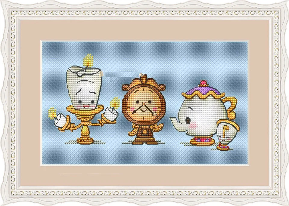 MM210204 Domov Fun Cross Stitch Kit Balíček Pozdravovanie Vyšívanie počítať Krížové šitie súpravy Nový štýl Joy Radosť