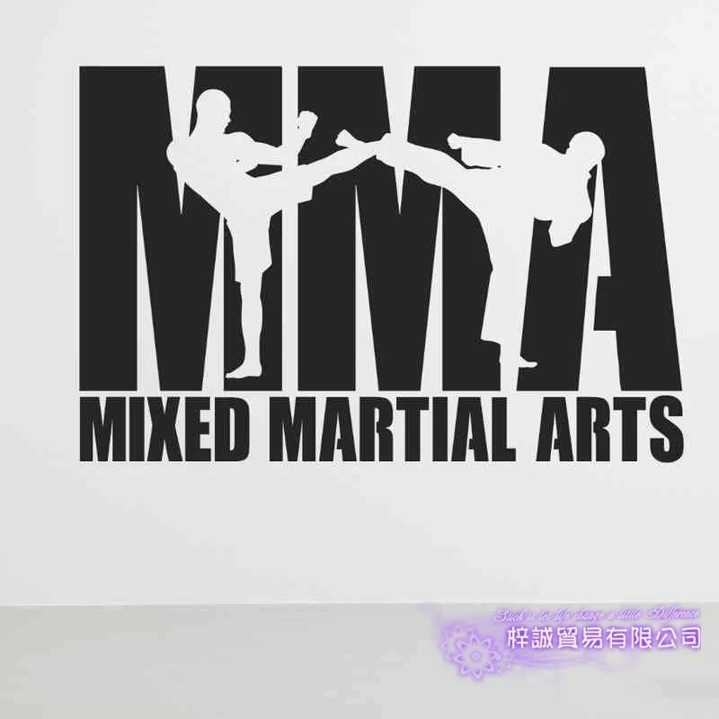 MMA Club Sticker Boxer kickbox car car free combat vinyl Striker Decor Decor Mixal Blatial Arts Club obtisky