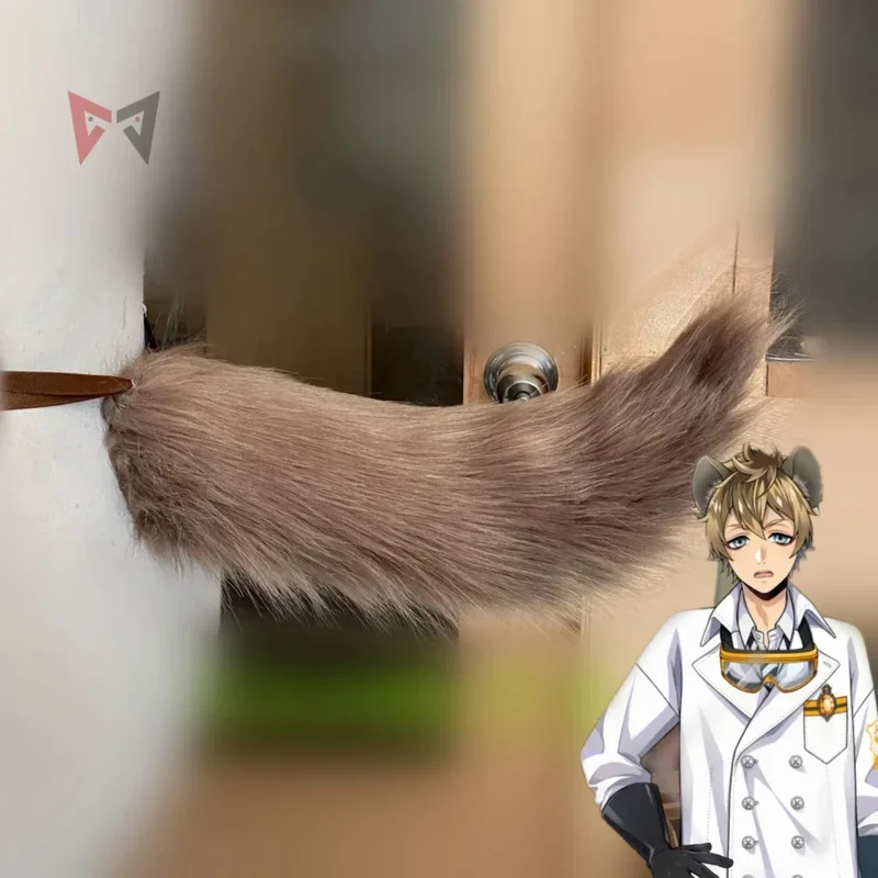 MMGG NOVINKA Twisted-WONDERLAND RUGGIE BUCCHI COSPLAY EARS TACH VYVODENÉ VYVÁDZAJÚCE PRE DIEVKY Ženské kostýmy doplnky