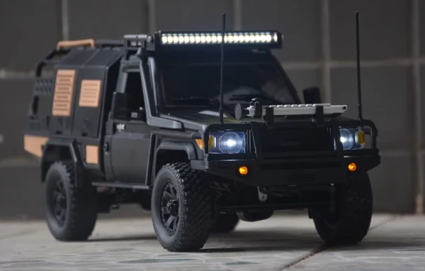 Mn Model MN82S 1/12 4WD RC lezenie Crawler Land Cruiser LC79 MN82 Zadný priehradkový flatbed vedro Gantry Rám