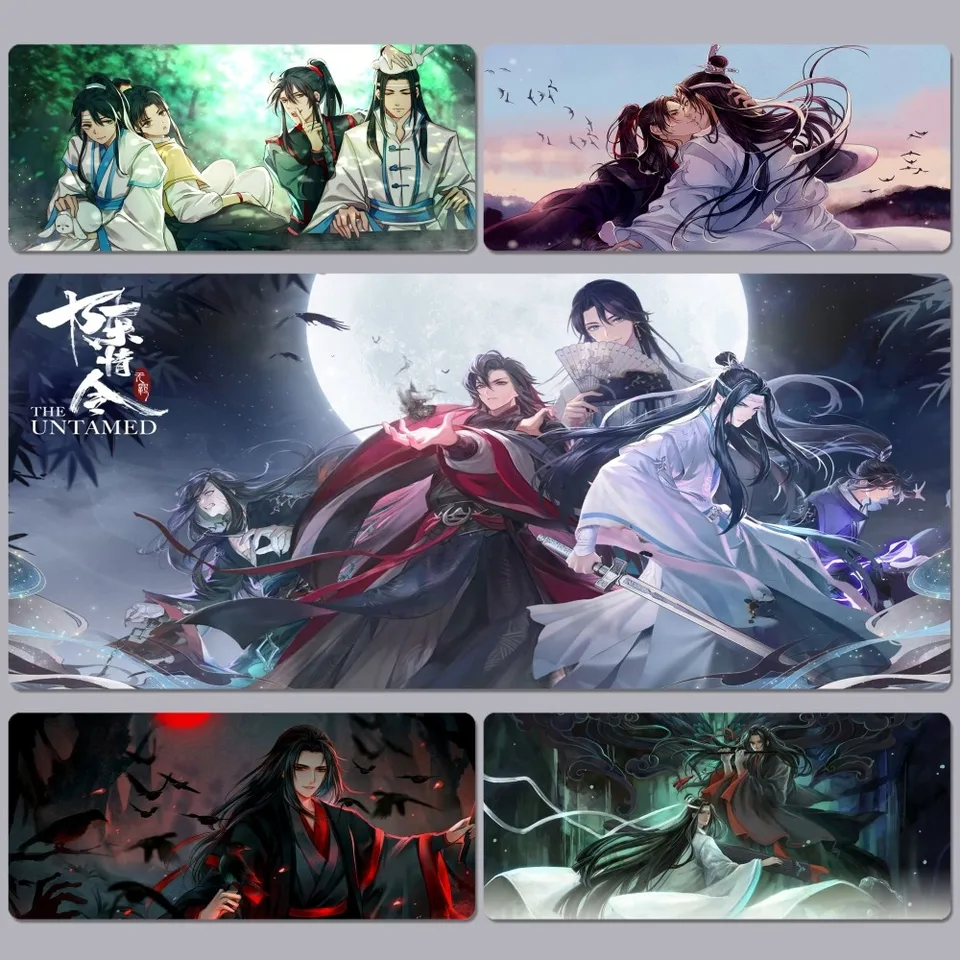 Mo Dao Zu Shi MousePad Animation Office Office Gaming Zhruba veľká písacia podložka bez škvŕn myši myši pre dospievajúce dievčatá spálňa