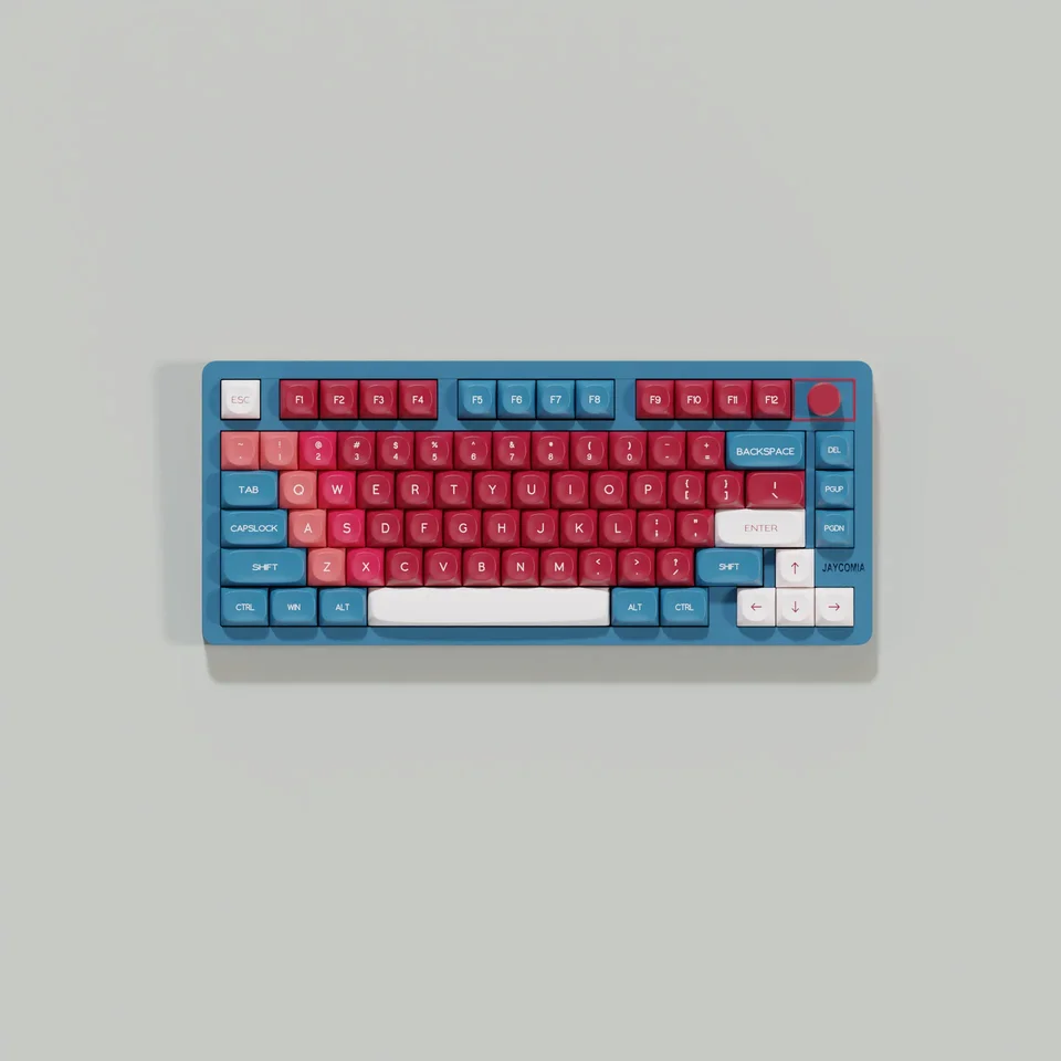 MOA Red Bean PBT Sublimation Keycap Arabský Kórejský nemecký francúzsky španielsky brazílsky brazílsky malý jazyk 7U
