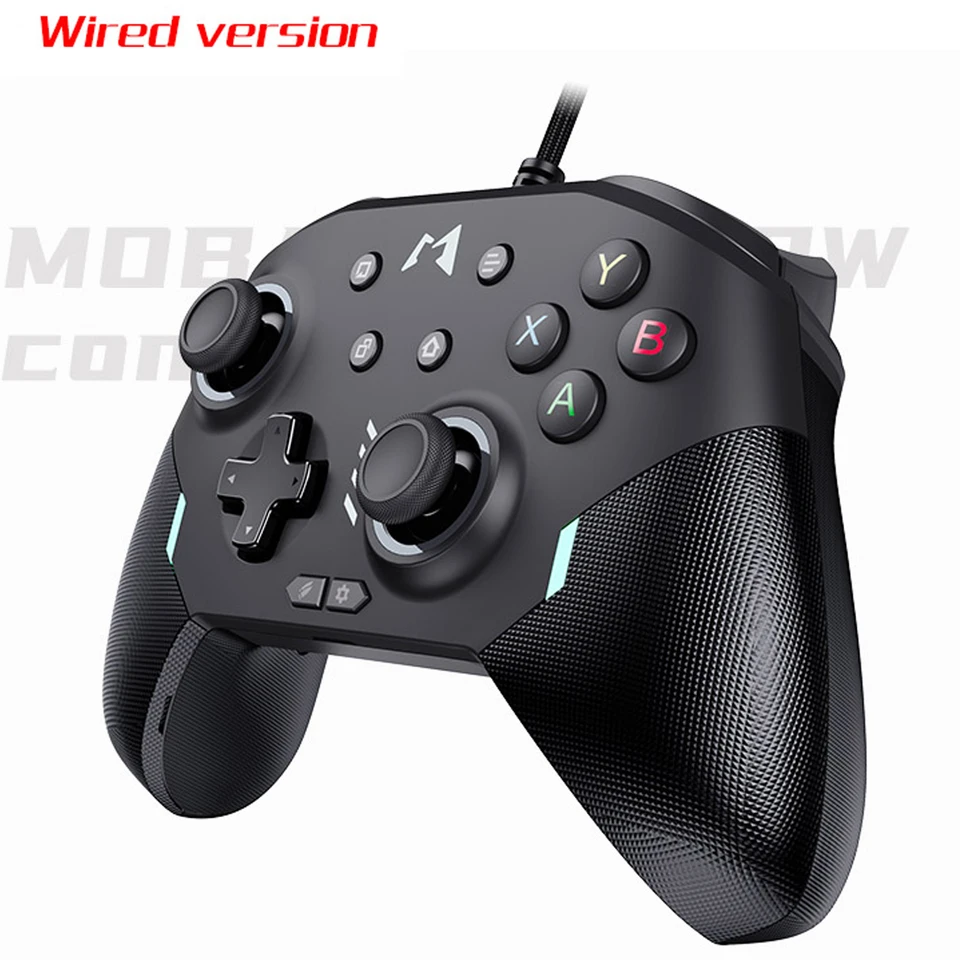 MOBAPAD M9 Huben Gamepad WIRED Game Controller HD Vibration Lineárny spúšťací kľúč pre Nintend Switch PC PC Android IOS Accessories