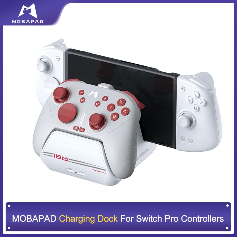 MOBAPAD nabíjanie Dock pre Nintendo Switch Pro Controllers TV Režim 4K HDMI výstup PD3.0