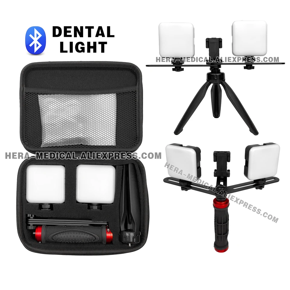 Mobilné fotografovanie LED svetlo telefónu Photo video osvetlenie baterky pre makro, nechty, zubné, manikúru a make -up fotografia