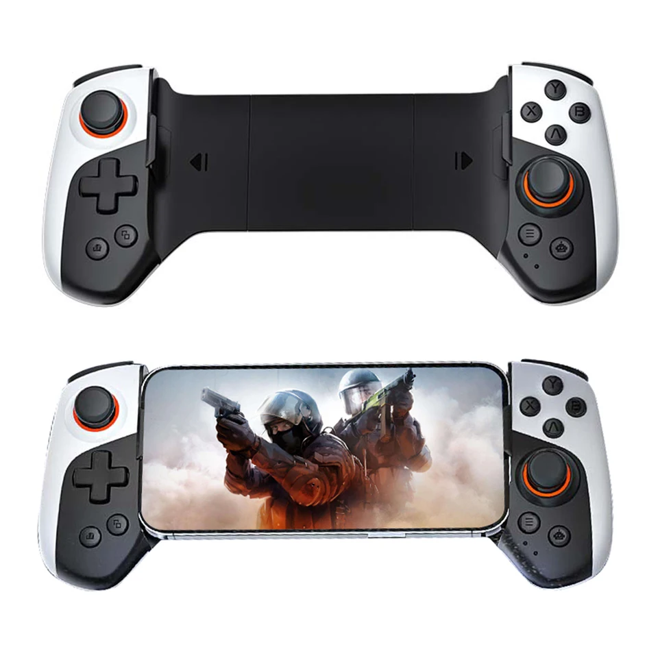 Mobilný herný ovládač Bluetooth kompatibilný5.3 Makro funkcia mobilný telefón Gamepad pre iPhone 15/11/13/iPad/iOS/tablet/PC/Switch
