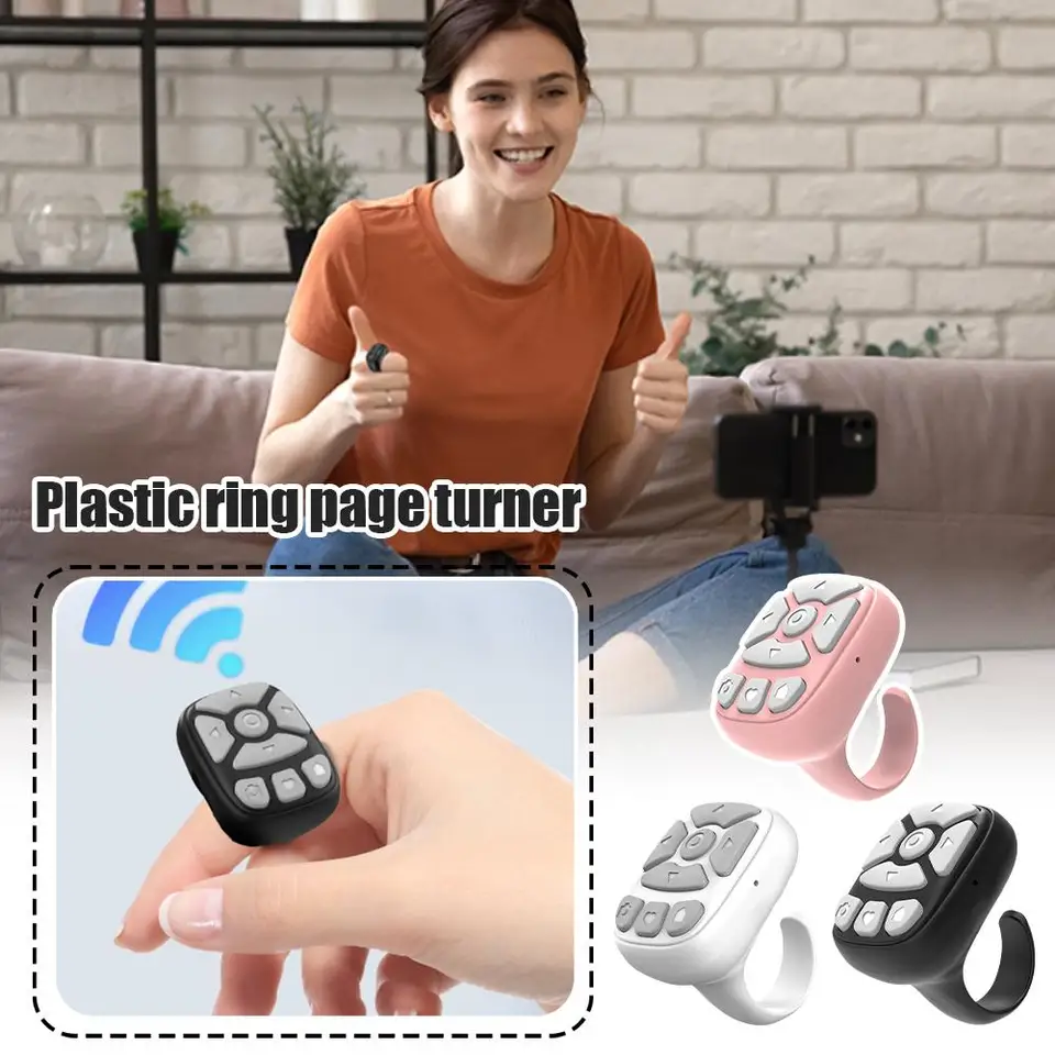 Mobilný telefón diaľkové ovládanie Artefakt Bluetooth Self-Timer Recording Turner ako stránka Živá videokamera kliknite na K8H6