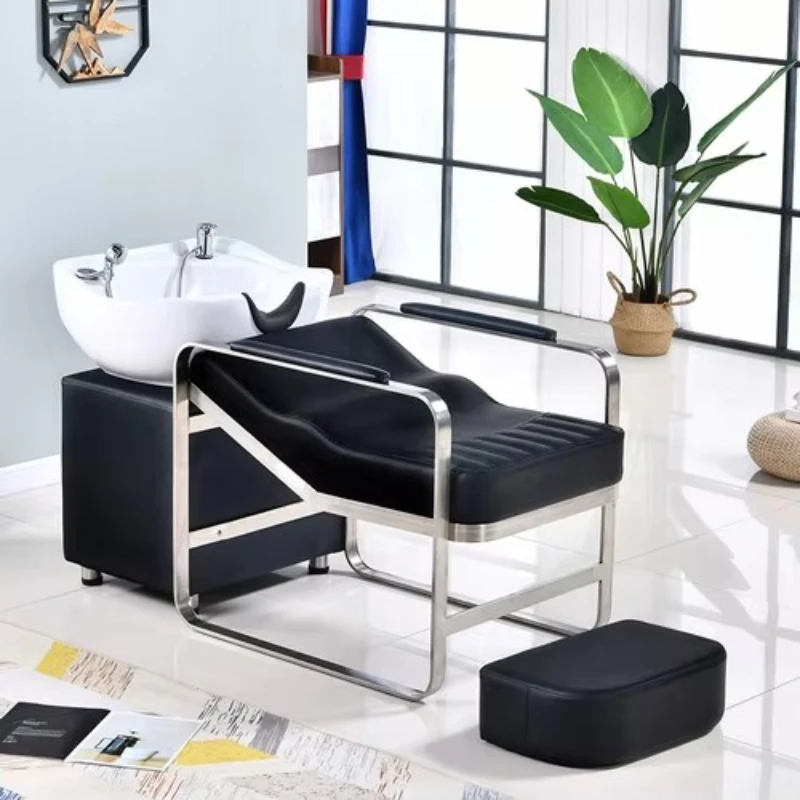 Mobilný šampón Washbasin Profesionálne kaderníctvo Tray misa salón stolička pranie vlasy luxusná kapilárna terapia kúpeľné postele