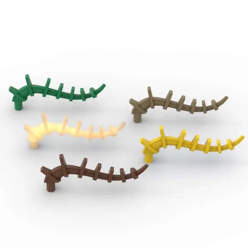 MOC 10ks 55236 Plant Vine Vine Morské riasy stavebné bloky Príspevok Spiked Bionicle chrbtice Tree kvetinové tehly Darčeky pre hranie hračiek