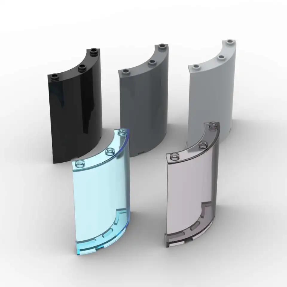 MOC 10PCS 30562 Valcový štvrťrok 4x4x6 stavebné bloky 46361 nástenné tehly vzdelávacie častice DIY hračky deti narodeniny dieťa darček