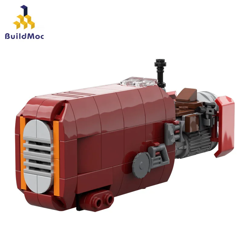 MOC-56363 Rey's Speeder Building Blocks Zostavte tehlové diely Kid STEM Hray DIY
