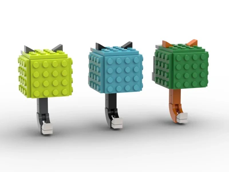 MOC Bricks Držiteľ kľúčov neobvyklých detských hračiek Zostavujú modelovú dekoráciu DIY Key Key Ring Construction Construction Building Blocks