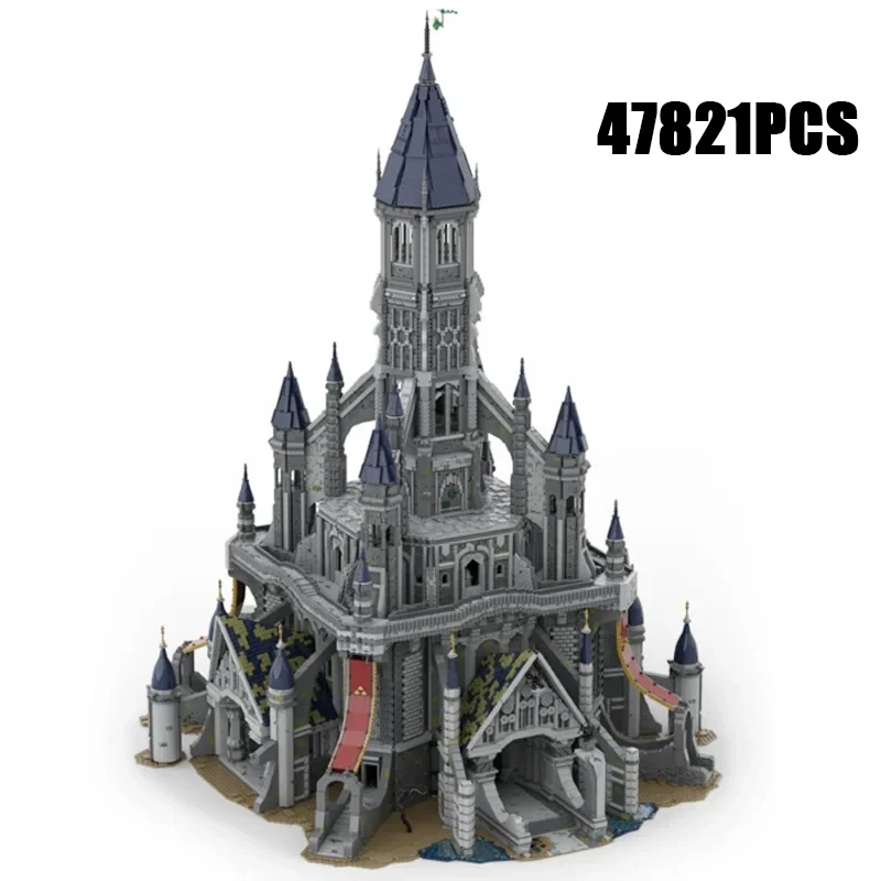 MOC Budova tehál Model vojenskej pevnosti Hyrule Legenda Castle Technology Modulárne bloky darček vianočné hračky