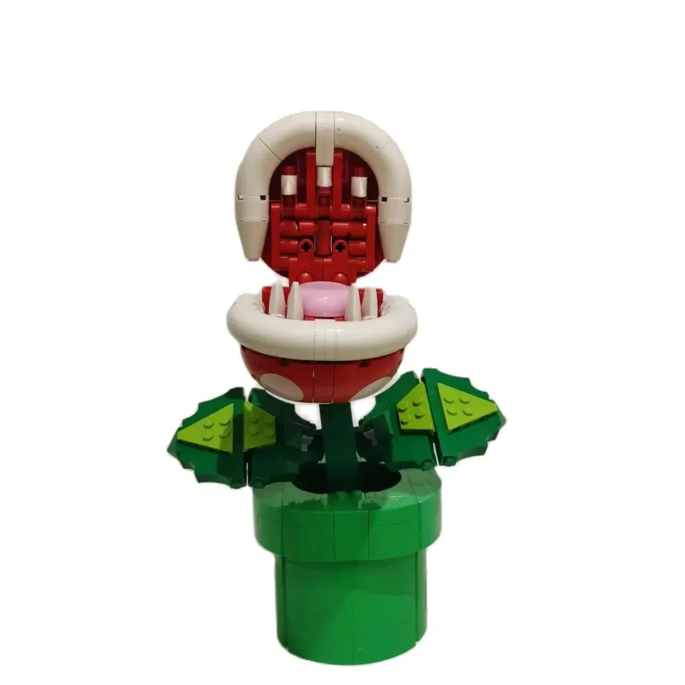 MOC Cannibal Flowers Bytice Perpetual Home Decoration Rastlinu Potted Build Block Kompatibilný 71426 Model tehly hračky
