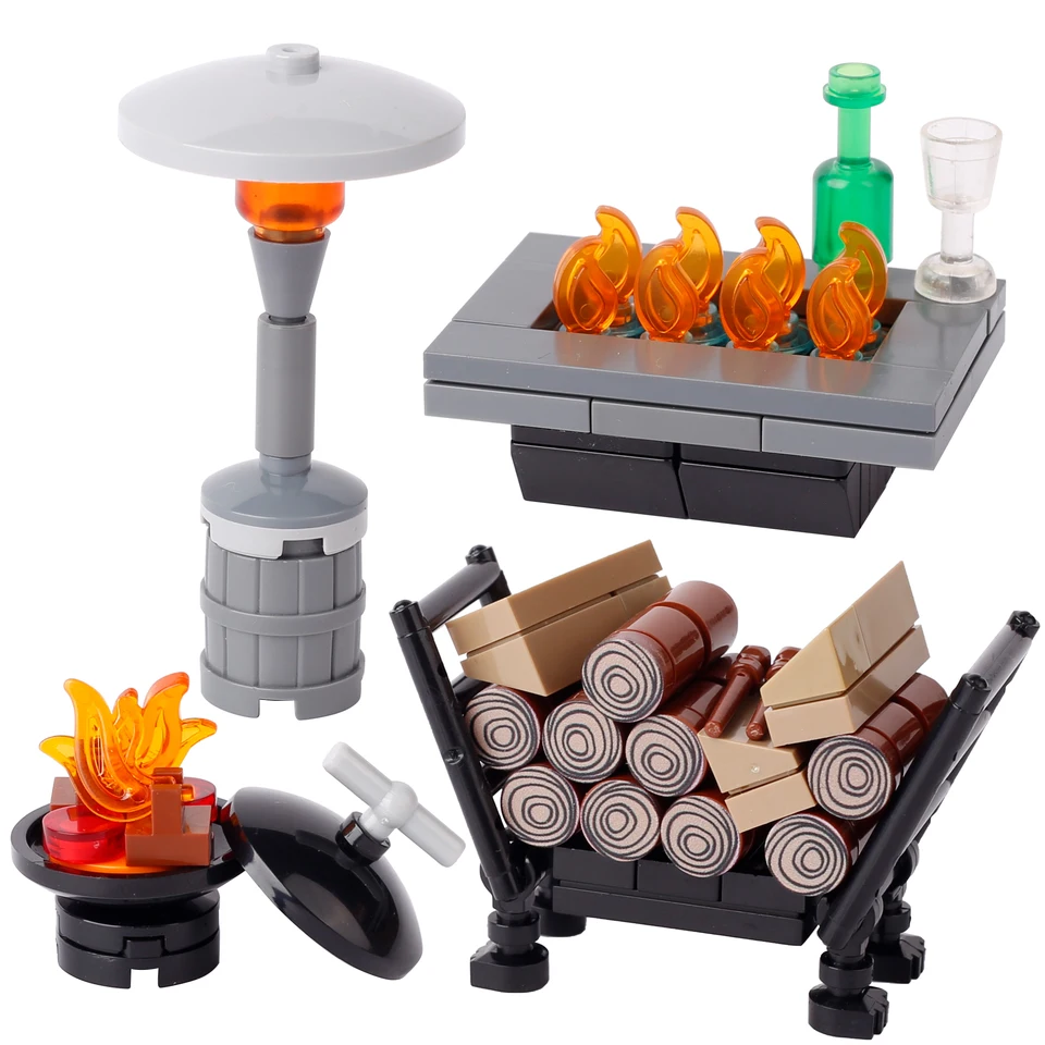 MOC City Outdoor Camping Building Blocks
