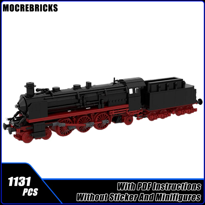 MOC Classic Bricks City Railway Train BR S3/6