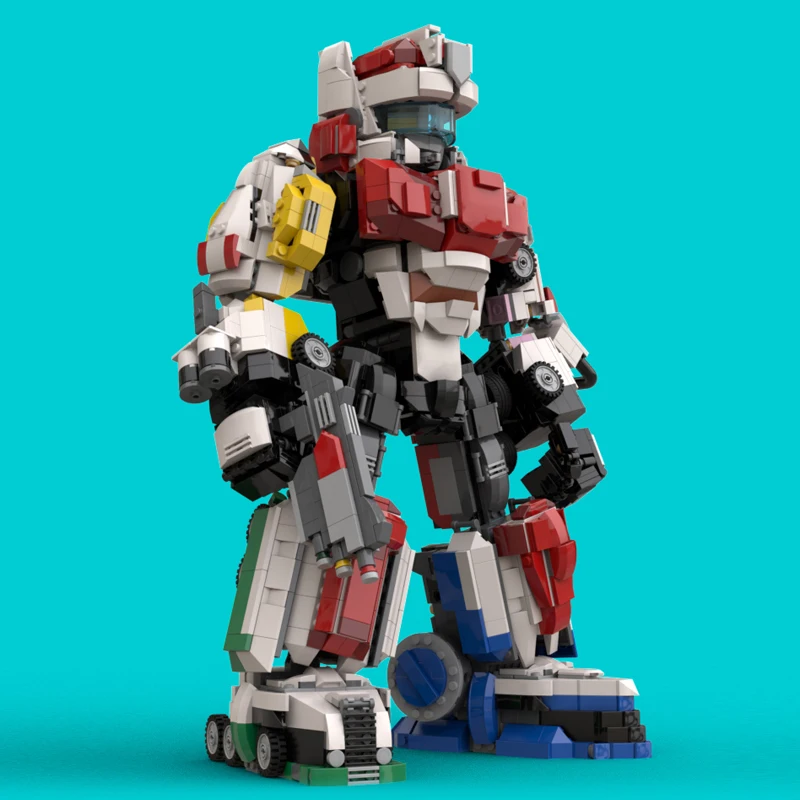 MOC DEKAREGERED Robot Japanese Anime Building Blocks Zhromaždený model Mecha Battle Robot Weapon tehly hračky pre deti darček