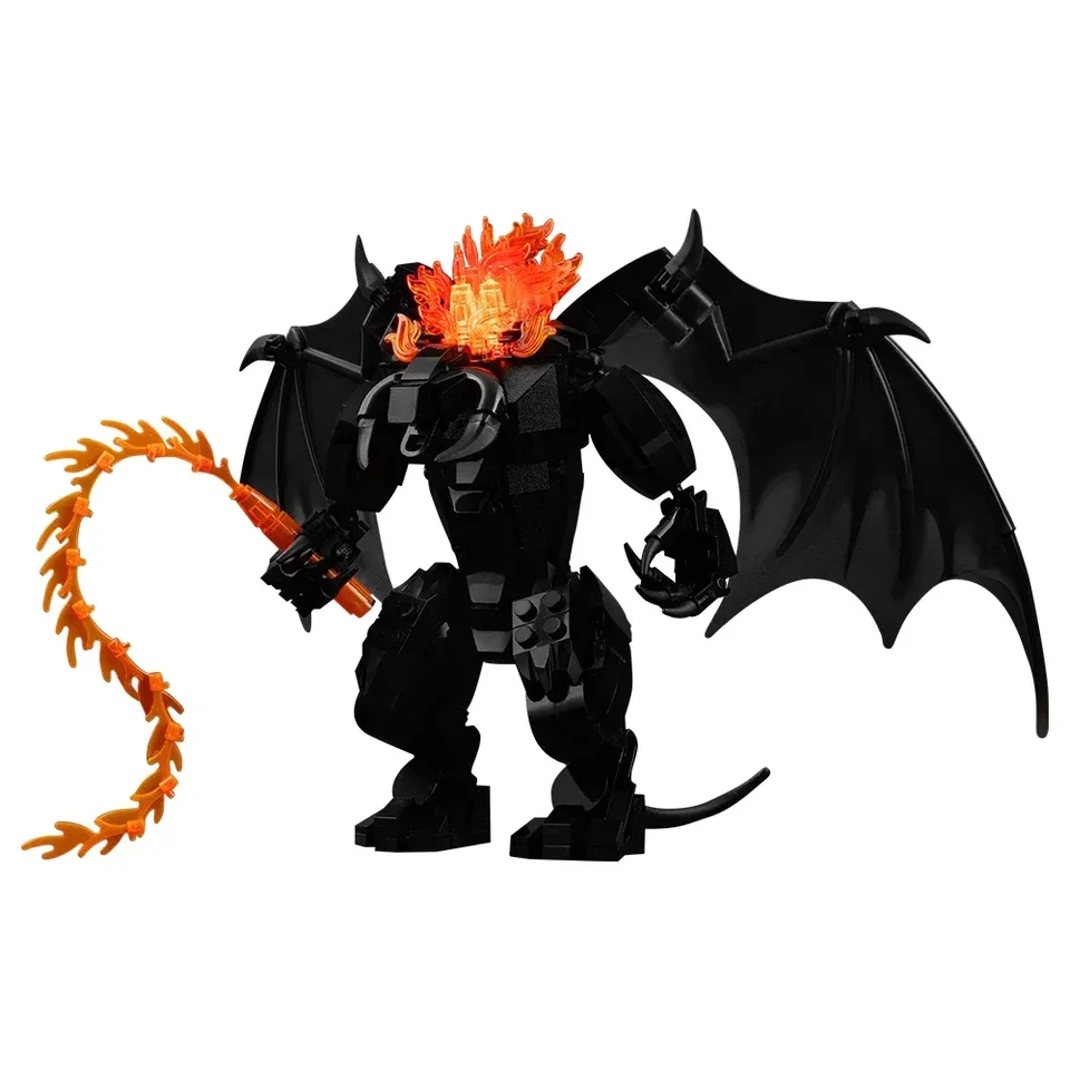 MOC demo Lord Balrogs Monster Building Block Block Building Humanoid Ghost Building Block Building Game Detská hra DIY Puzzle Hračky Darček pre deti