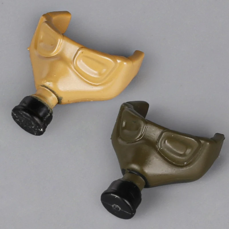 MOC Gas Mask Building Blocks WW2 Vojenskí vojaci vybavenie doplnky Bricsk Hračky pre deti darček