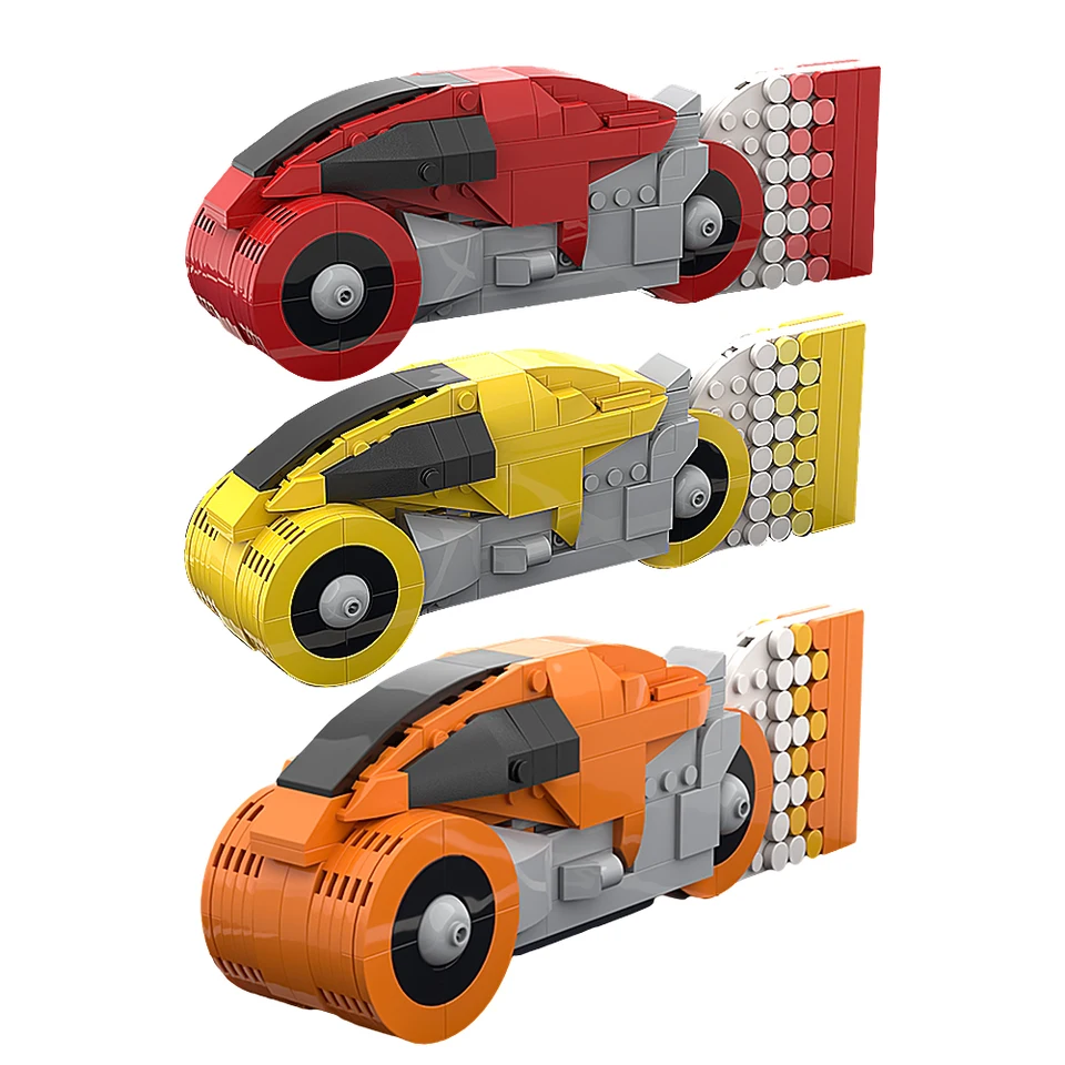 MOC Movie Tron Moto Building Blocks Model Science Fiction Movies Tron Motorcycle Competition Bricks Sets Boys Darček darček pre dospelých