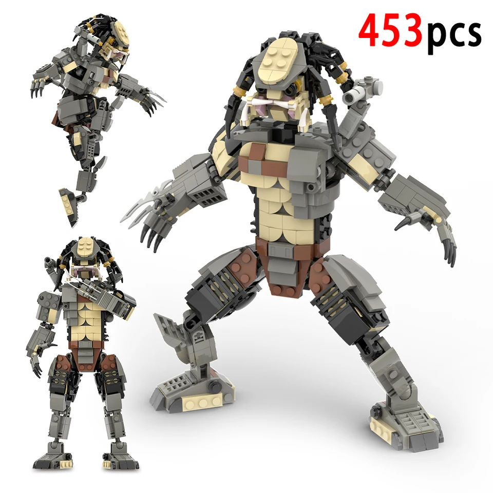 MOC Robot War Creative Expert nápady predátor Monster Model Building Blocks DIY Zostavujú tehly hračky pre deti dary
