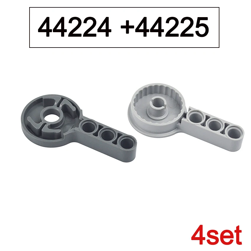 MOC Rotujúce závesné rameno Round Round s otvormi Liflarm Beam Bricks Parts Kompatibilné 44224 44225 High-Tech Building Blocks Hračky pre deti