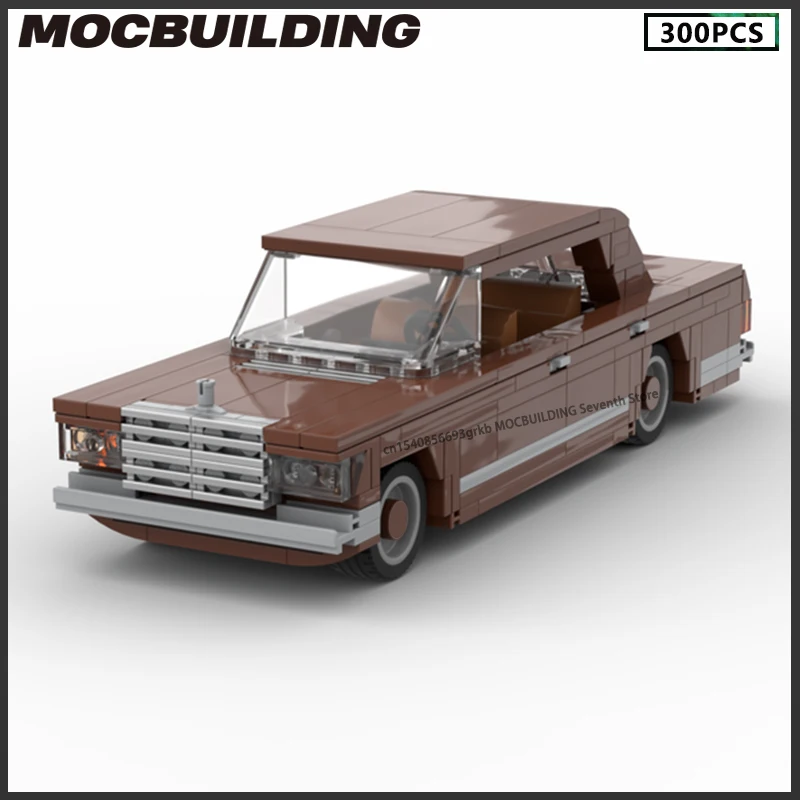 MOC stavebné bloky Slávny model automobilu 1976 ERA Bridge vozidlo DIY Zostavte tehly Creative Toys Collection Zobraziť vianočné darčeky