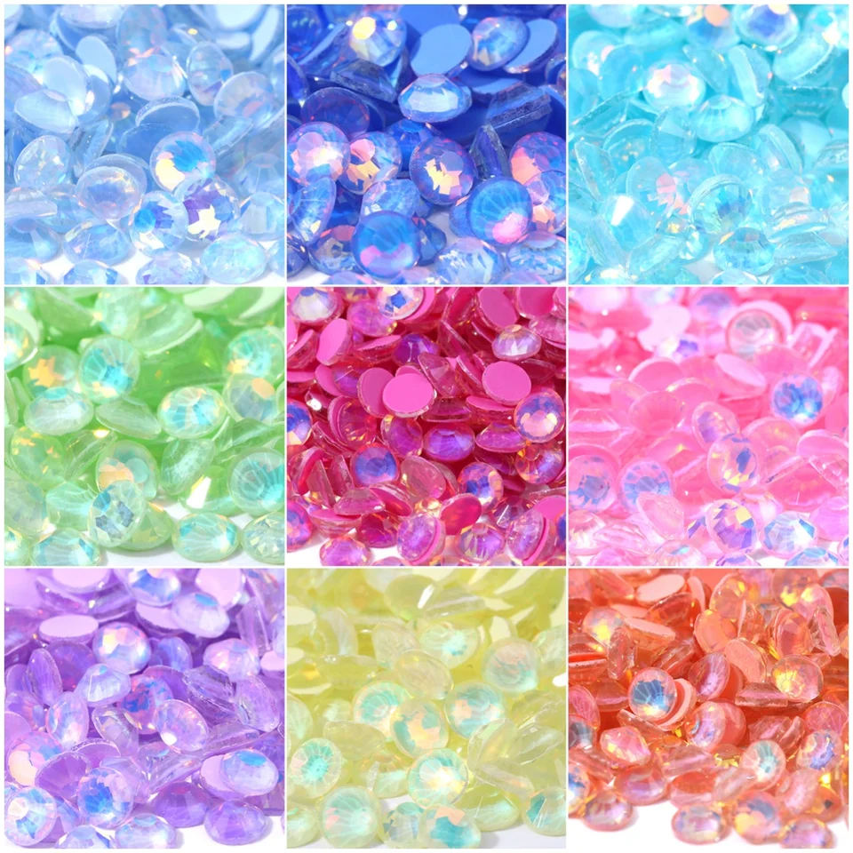 Mocha Opal Glitter Crystal Non HotFix Smienky Flatback Strass стразы Nails Crystals Diamond pre nechty na nechty na nechty Vestido