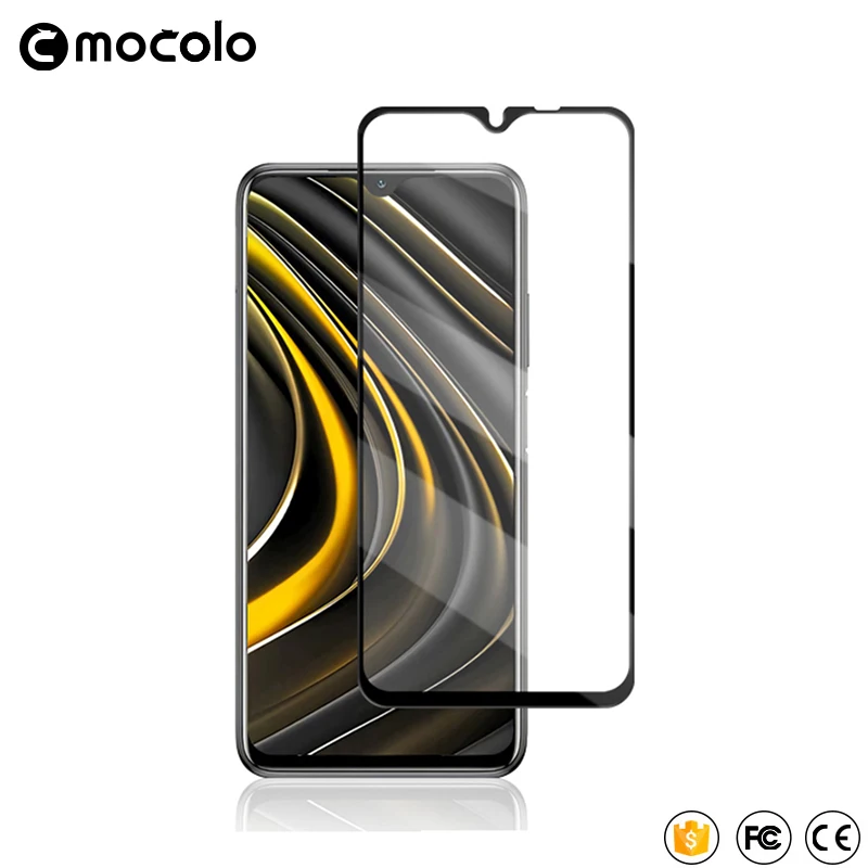 Mocolo oleofóbny plnohodnotný sklenený sklenený film pre Poco M5S M5 M4 M3 PRO 5G POCOM5 POCOM5S M 5 5S 64/128 Protector Global Global