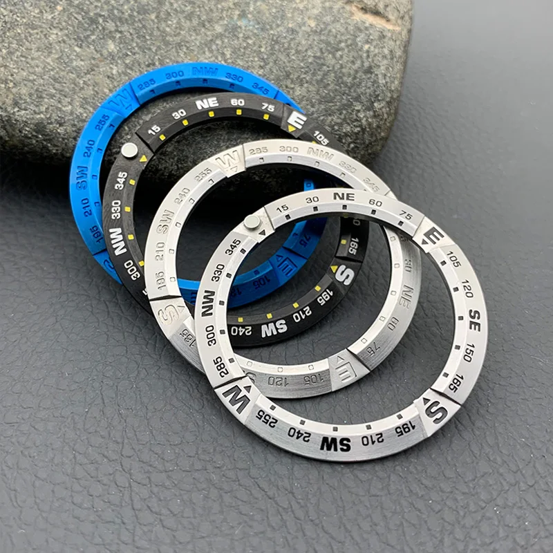 MOD 41 mm samurai rámový vložkový kruhový zakrivený rám