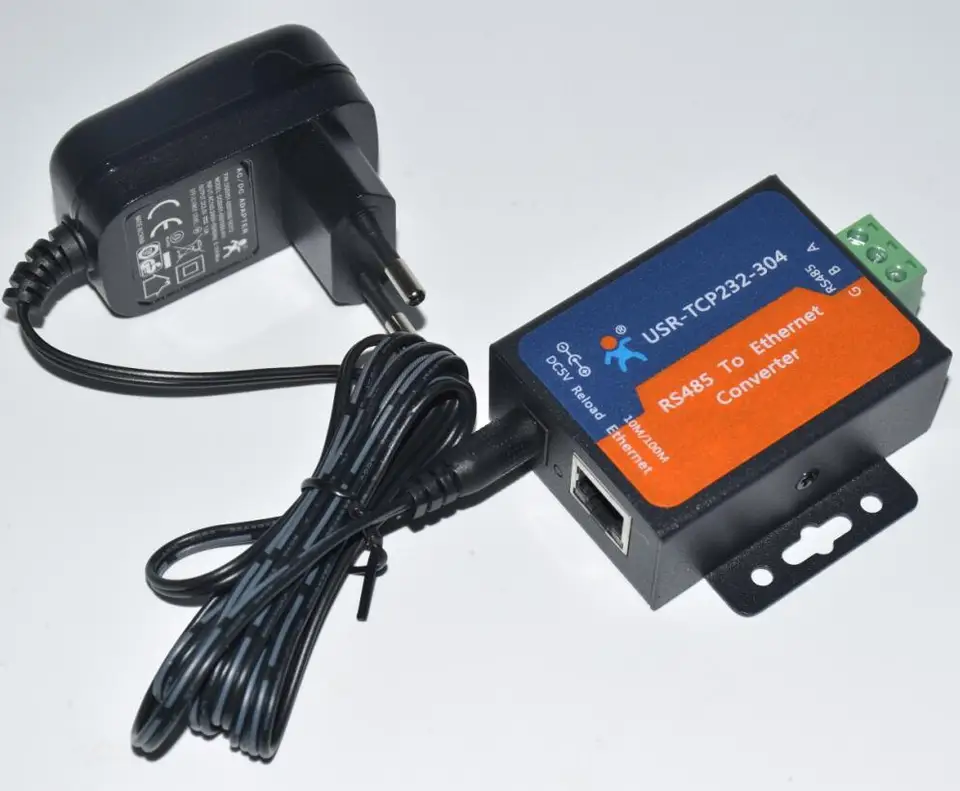Modbus Serial Port RS485 na server Ethernet Converter Server usr-TCP232-304 DATA DHCP/DNS podporovaný