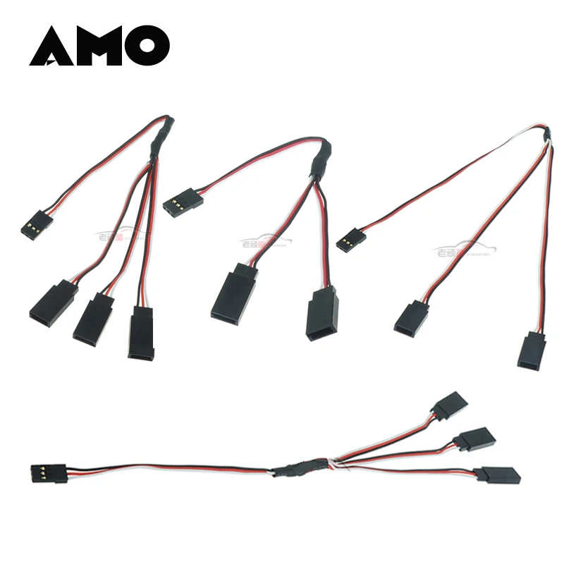 Model diaľkového ovládača RC CAR CAR CARS 15/20/30 cm 2-v-1 3-v-1 y kábel Servo predlžovacie káble Spojené riadky