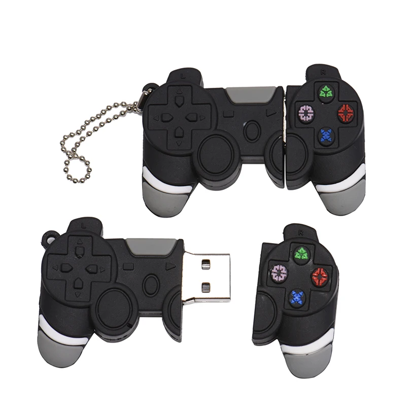 Model ovládača hry USB 2.0Flash Drive 64 GB Mini Cartoon Pen Drive 32 GB Creative Darček pre deti Pendrive16GB 8 GB zadarmo reťazec