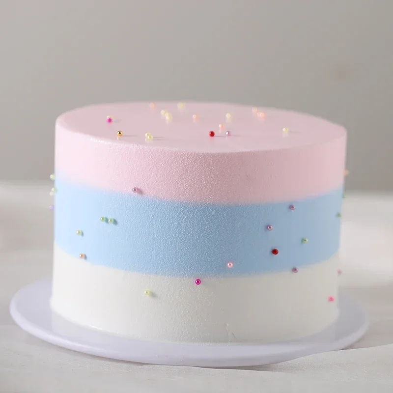 Model simulačného koláča, Naked Embryo Narodeninová torta, plastová forma, vzorka displeja okna, náradie na zdobenie koláčov, 6/8/10 palca